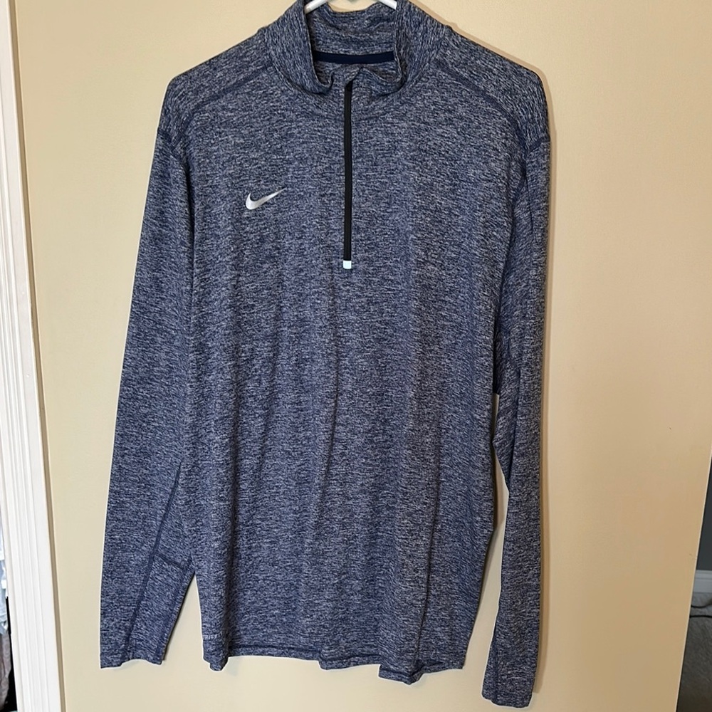 Nike Blue Quarter-Zip Pullover